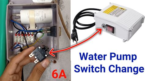 water pump control box location